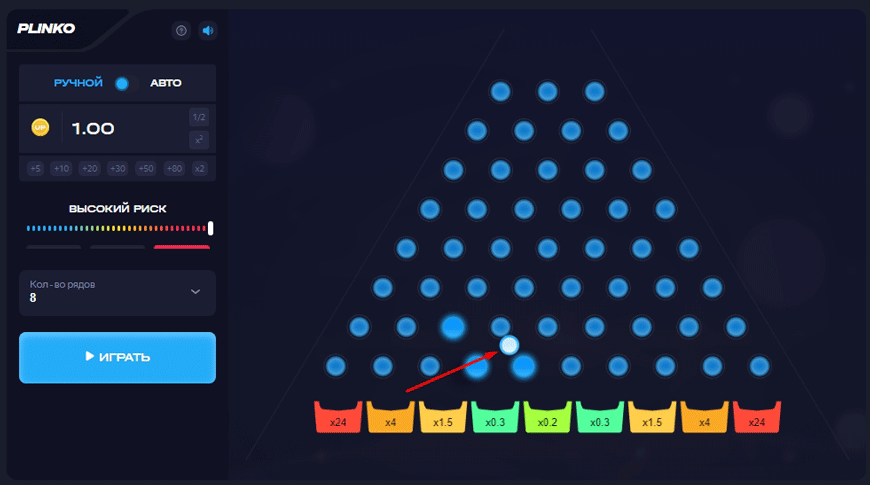 Plinko как играть на деньги